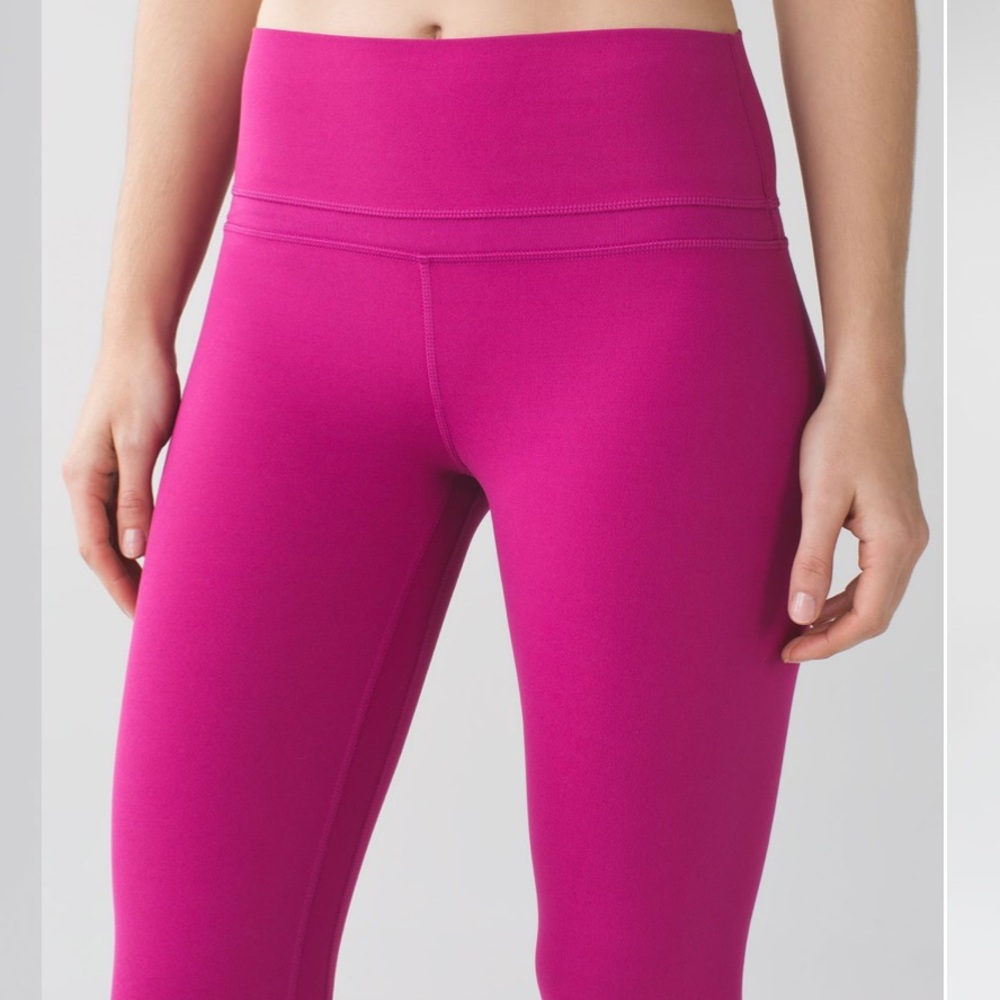 Lululemon Raspberry Align Pants 25" - image 1